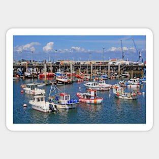 Fishing Boats, St Peter Port Sticker